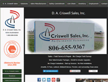 Tablet Screenshot of dacriswell.com